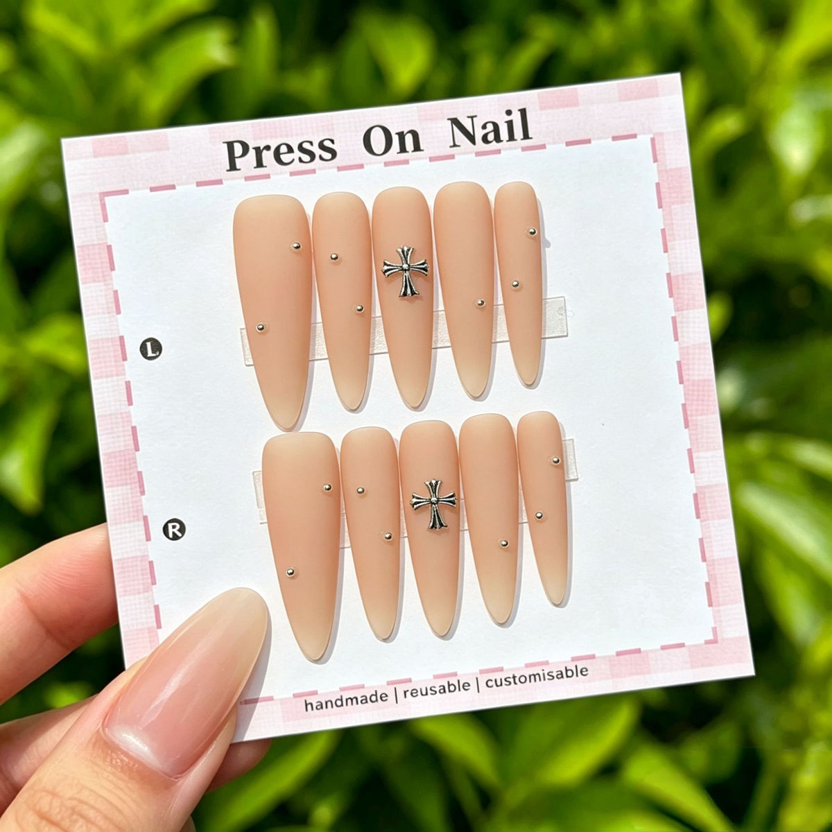 Anpassbare Ombre Press-On Nägel
