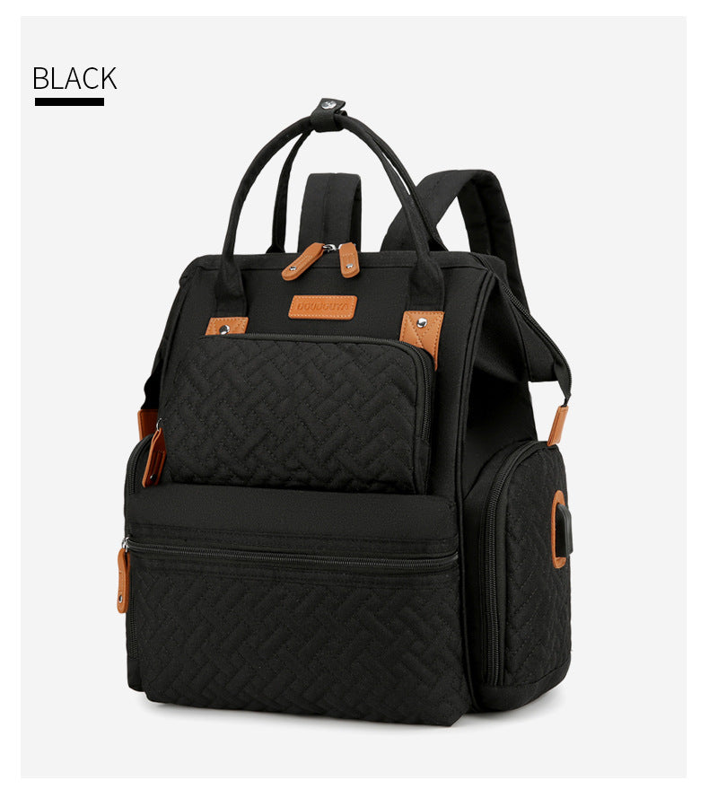 Stylische Multi-Pocket Wickeltasche Brehn