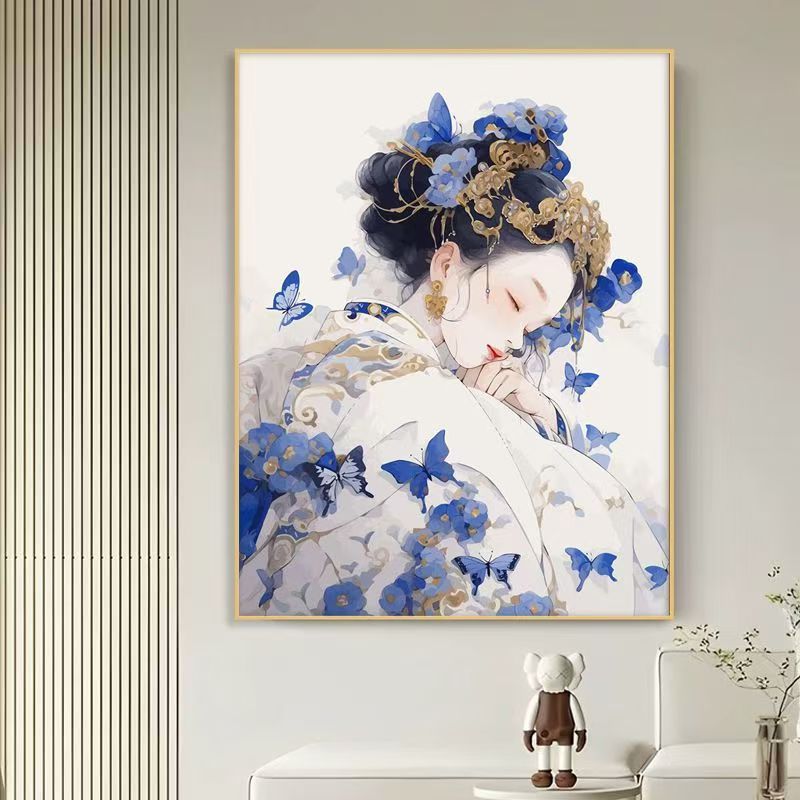 Elegante Schmetterling-Themen Leinwandkunst Druck Brehn