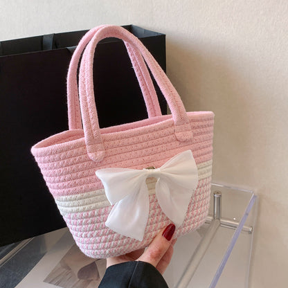 Handgefertigte Strohtote Tasche  1790617096