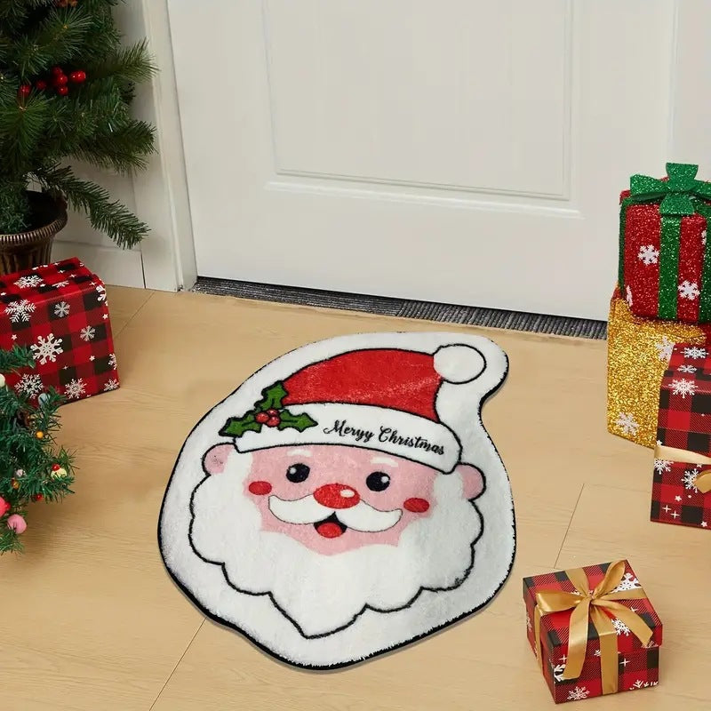 Weihnachtsbaumförmiger Teppich