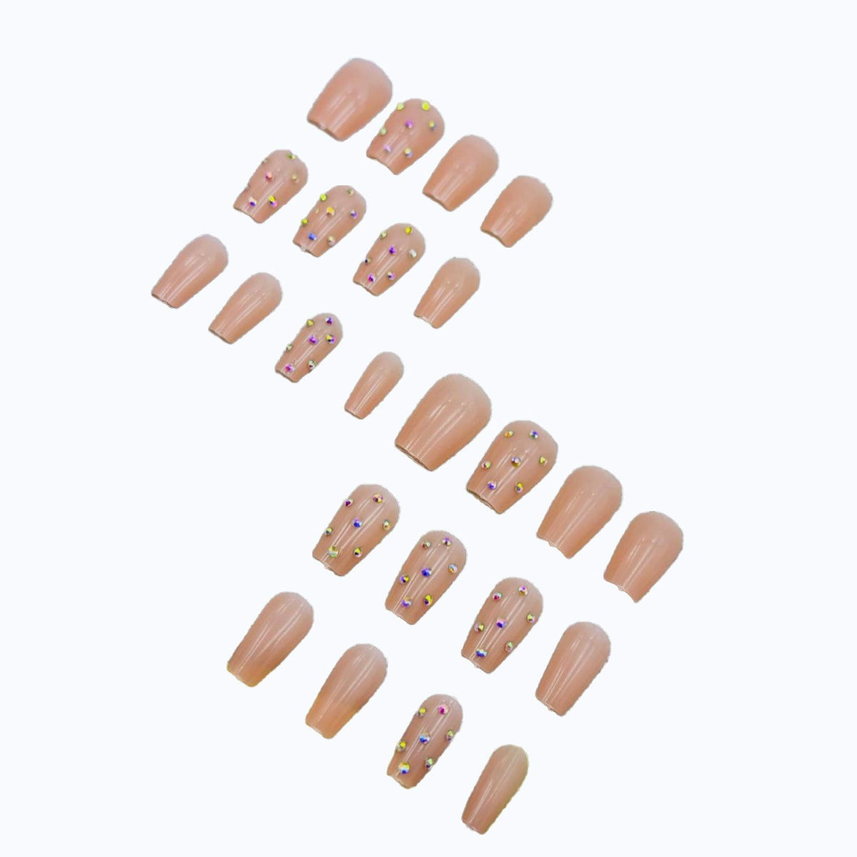 Elegantes Nagelkunst Design Kit mit Strass-Akzenten