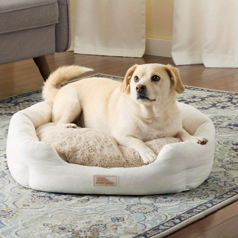 Luxuriöser Kunstfell Hundebett