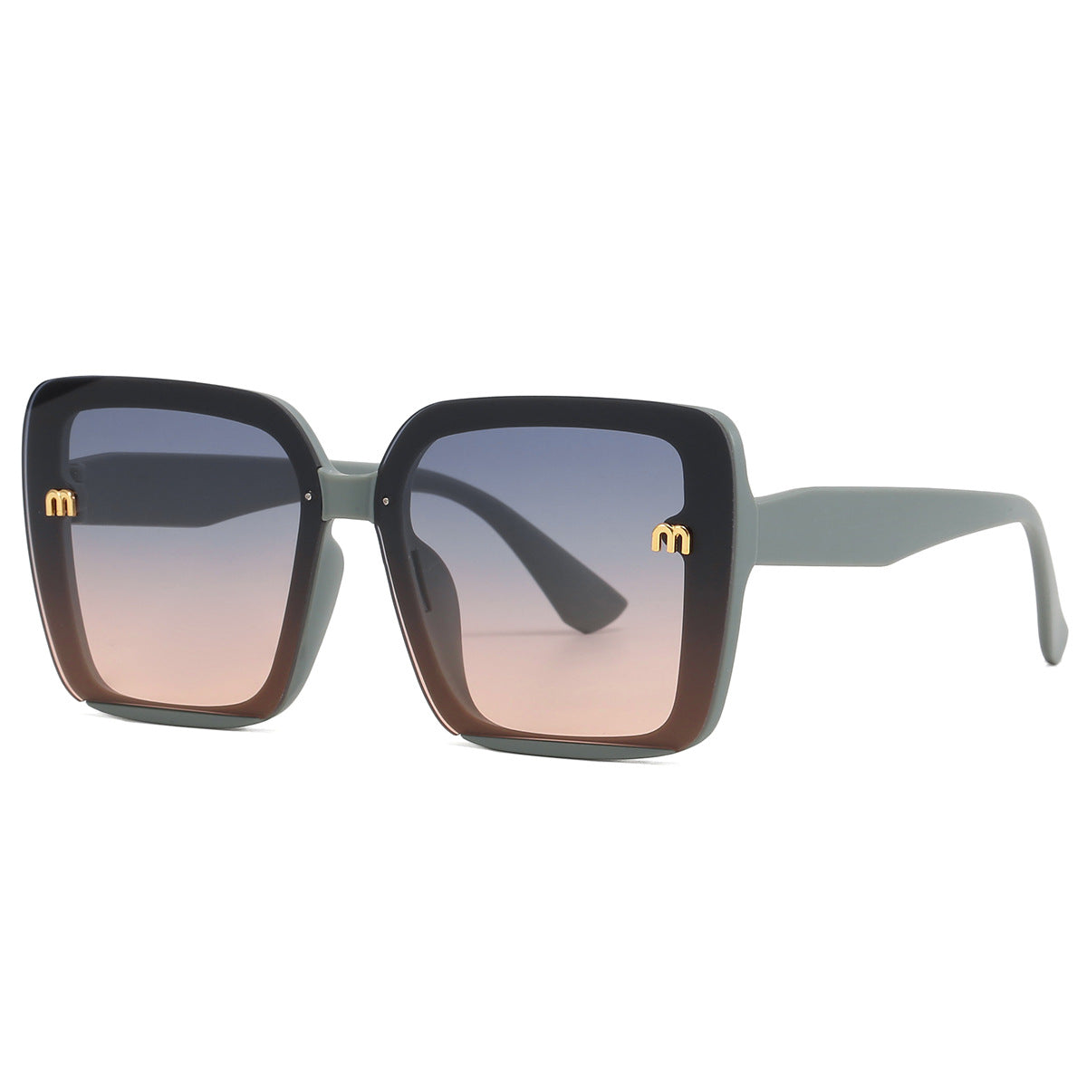 Damen quadratische Sonnenbrille mit elegantem Rahmen Brehn