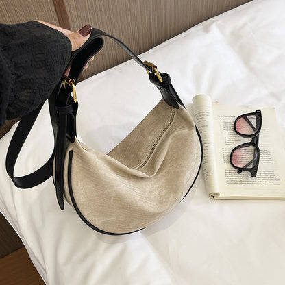 Funktionale weiche Stoff-Schultertasche