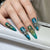 Kunstnägel Im Eleganten Stiletto-Design mit Kunstvollen Motiven Brehn