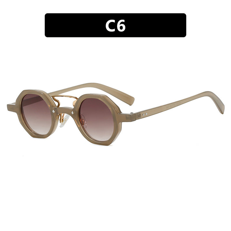 Damen stilvolle Sonnenbrille im einzigartigen achteckigen Design Brehn