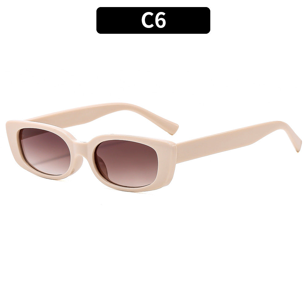 Moderne Anziehung Retro-Stil Winkelsonnenbrille