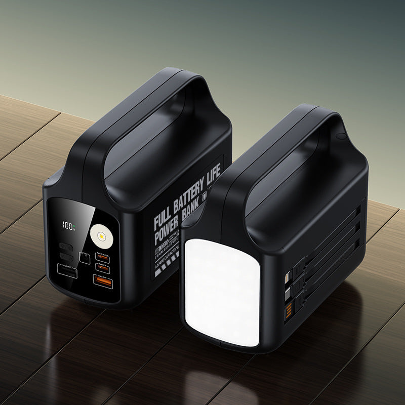 Tragbare Powerbank mit integrierter LED-Beleuchtung und hohe Kapazität Brehn