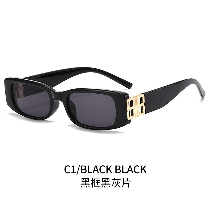 Damen Modische Sonnenbrille mit luxuriösem goldfarbenen Akzent Brehn
