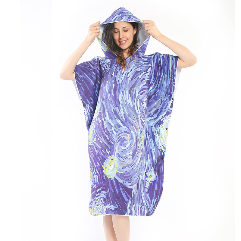 Strandkleid mit tropischem Druck Brehn