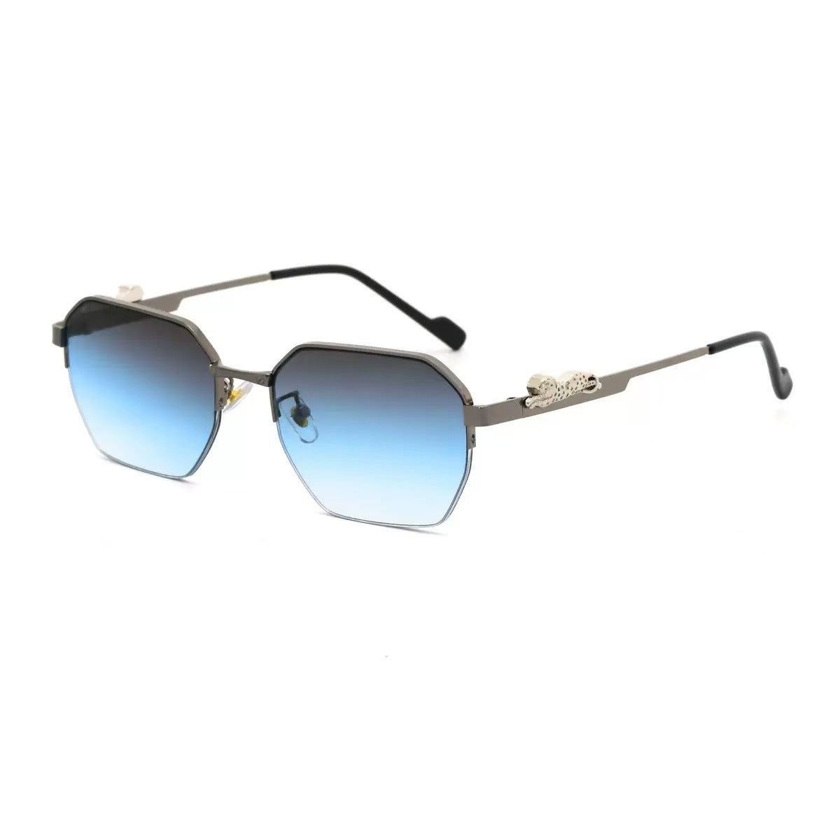 Damen elegante Sonnenbrille im modernen Oktagon-Design Brehn