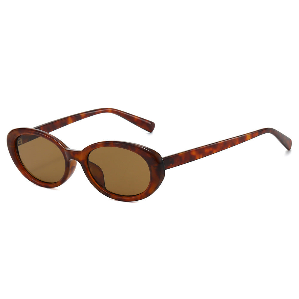 Elegante Vintage Oval Sonnenbrille Brehn