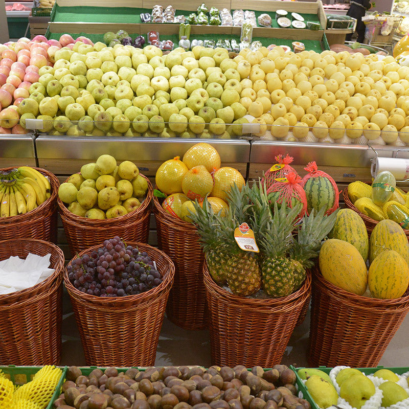 Geflochtener Obstkorb