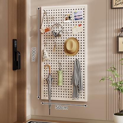 Wandanag perforiertes Lochboard-Organizer-Panel Großes Quadrat mit modularen Haken und Zubehör