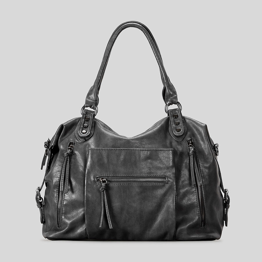 Luxuriöse Leder Hobo Tasche