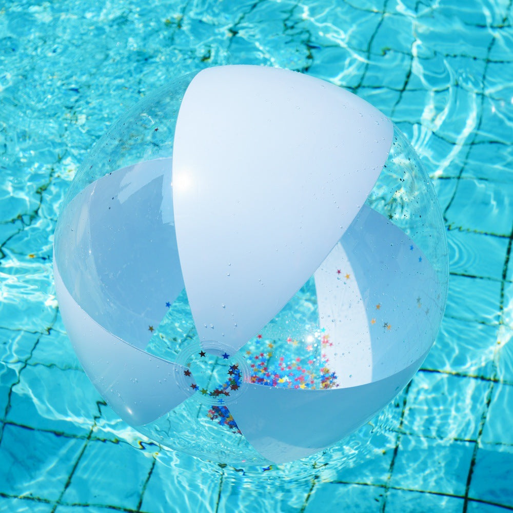 Glitter aufblasbarer Poolball Brehn