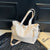 Multi-Pocket Canvas Tote Bag Brehn