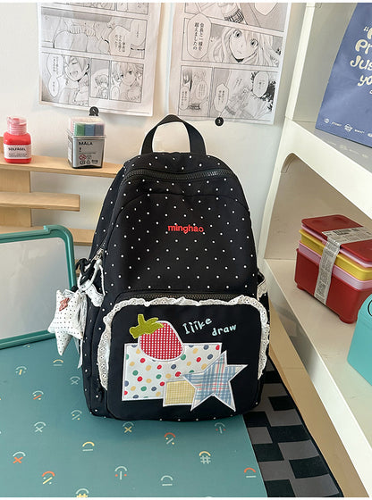 Süßer illustrierter Grafik-Schulrucksack Brehn