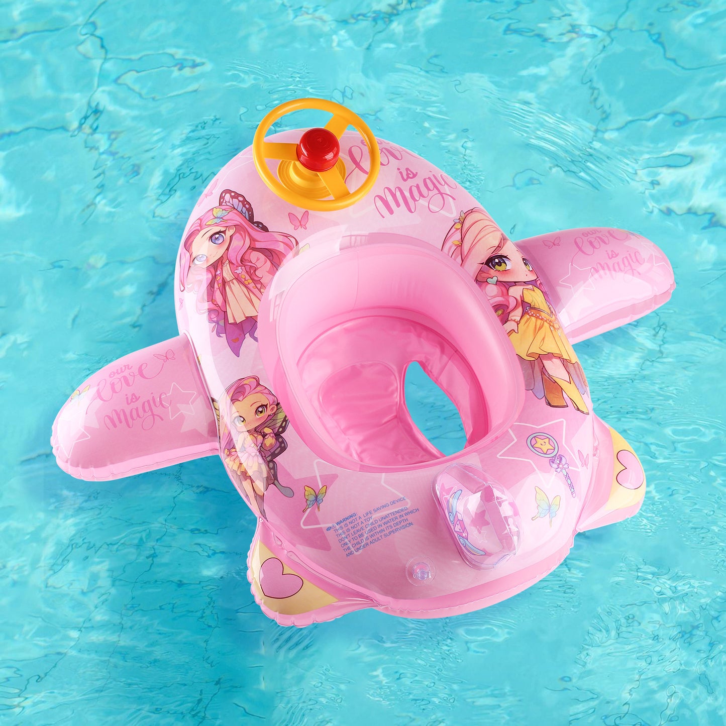 Damen Aufblasbarer Schwimmring mit Sicherheitssteuerung Brehn