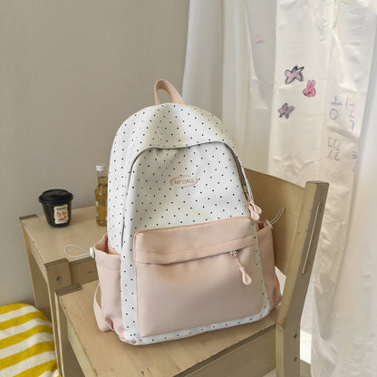 Stylischer gepunkteter Rucksack Brehn