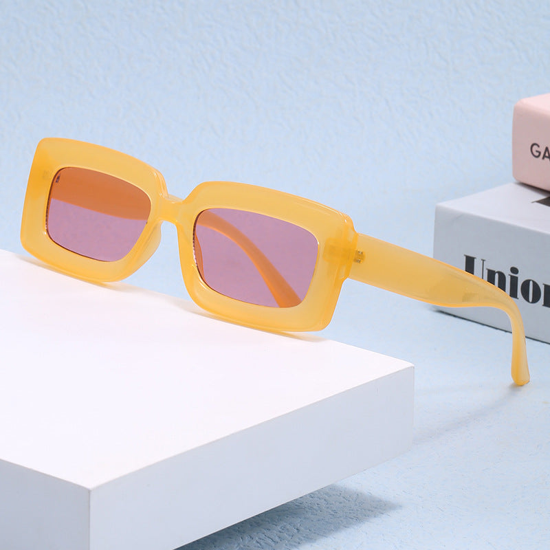 Damen futuristische Quadratische Sonnenbrille Brehn