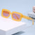 Damen futuristische Quadratische Sonnenbrille Brehn