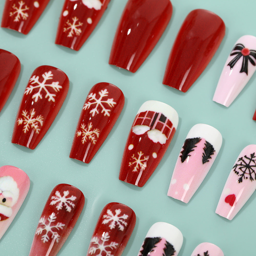 Weihnachts Kunstnägel Set mit kreativen Motiven Brehn