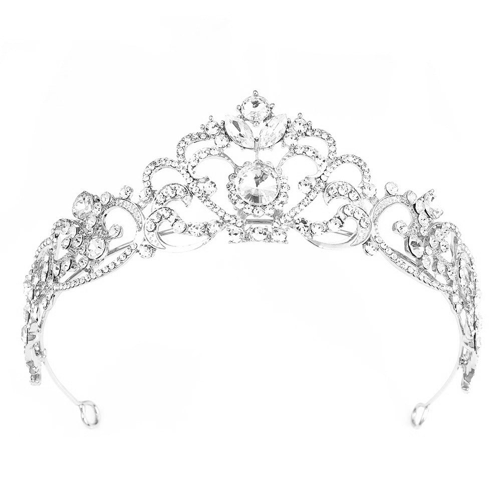 Damen Kristallverzierte Tiara Brehn