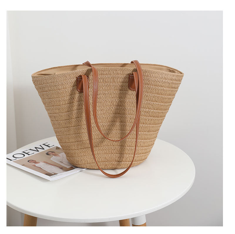 Damen Stilvolle Strandschultertasche Brehn