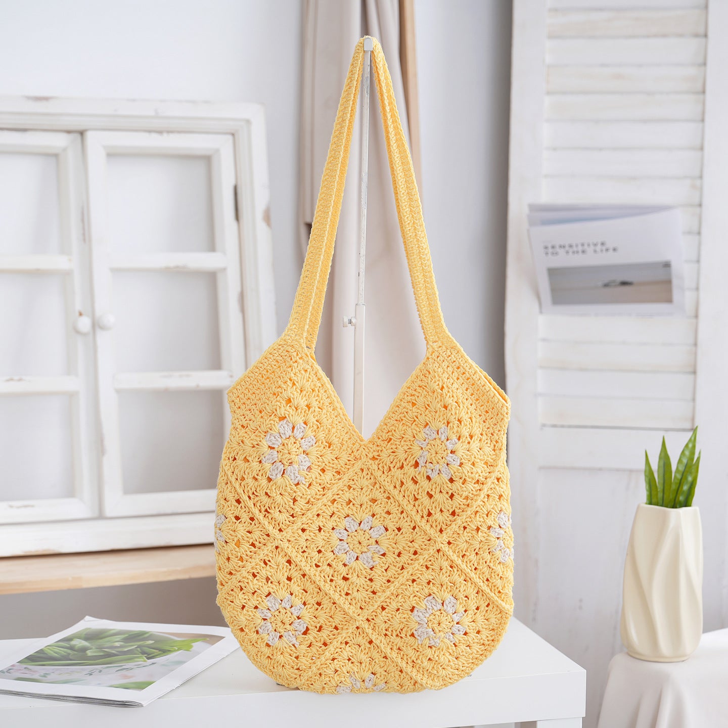 Handgefertigte Basttasche Brehn