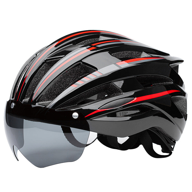 Fahrradhelm mit Integriertem Visier und Innovativem Belüftungssystem Brehn