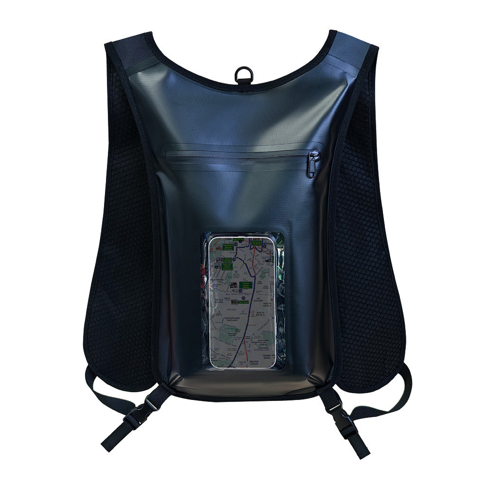Wasserdichte Smartphone-Rucksack mit Durchsichtiger Fronttasche Brehn