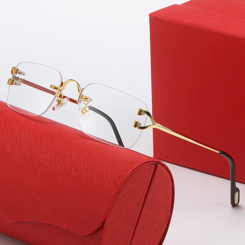 Damen Designer-Sonnenbrille mit elegantem Metallrahmen und polarisierenden Gläsern Brehn