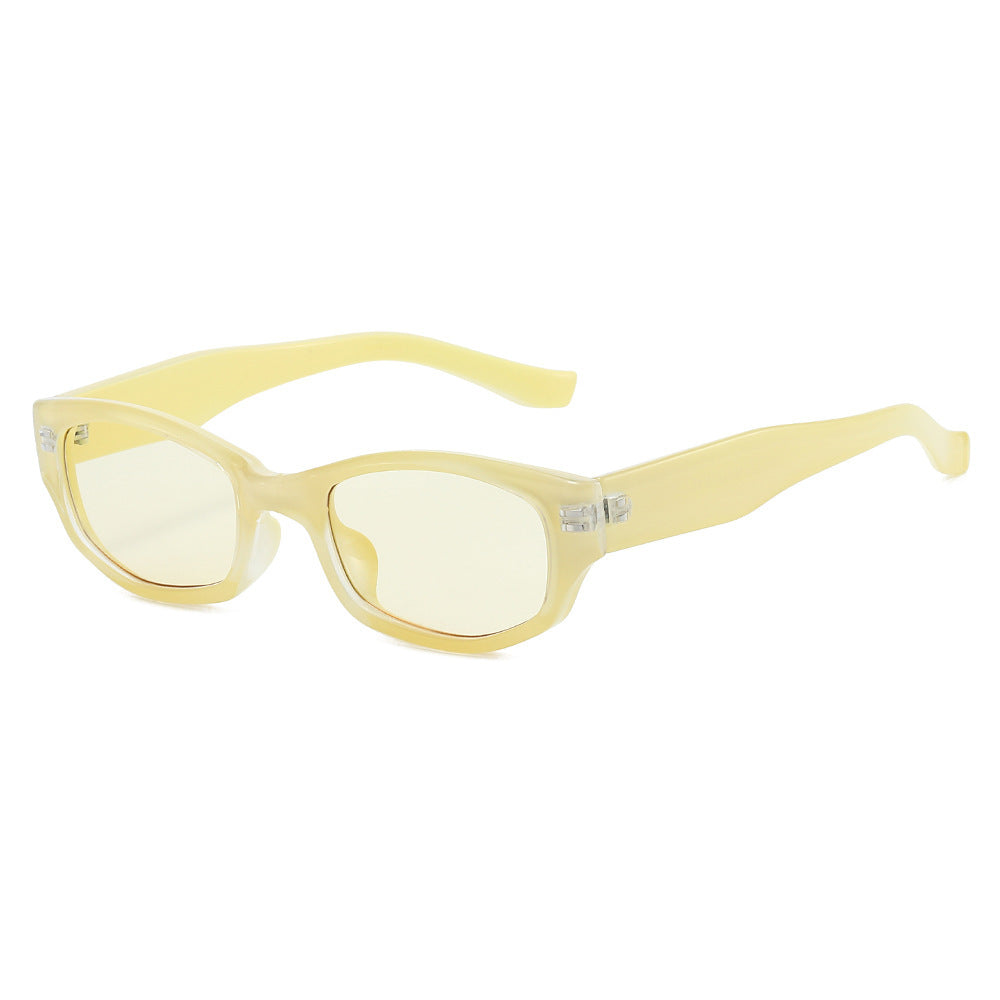 Chic Übergroße Rechteckige Sonnenbrille Brehn