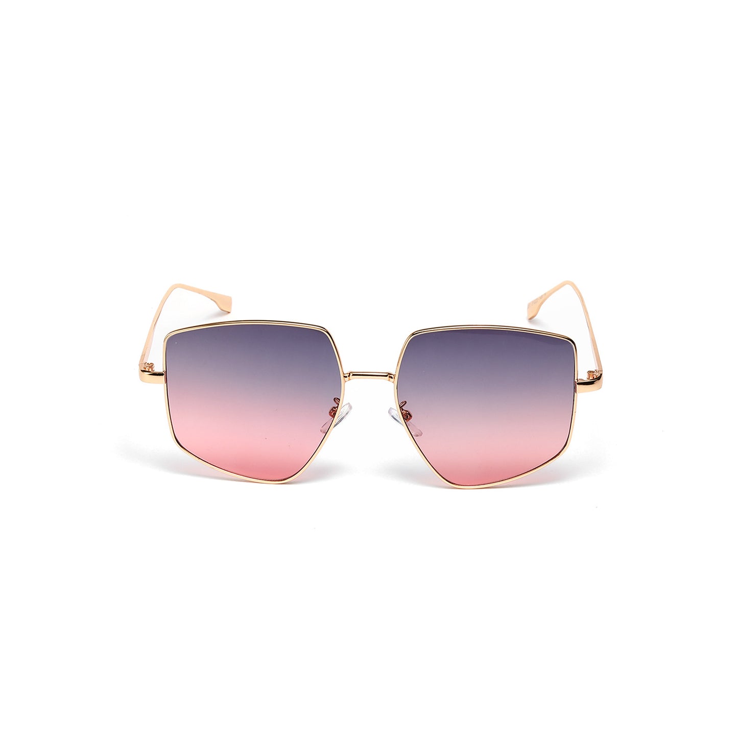 Damen quadratische Sonnenbrille mit elegantem Metallrahmen Brehn
