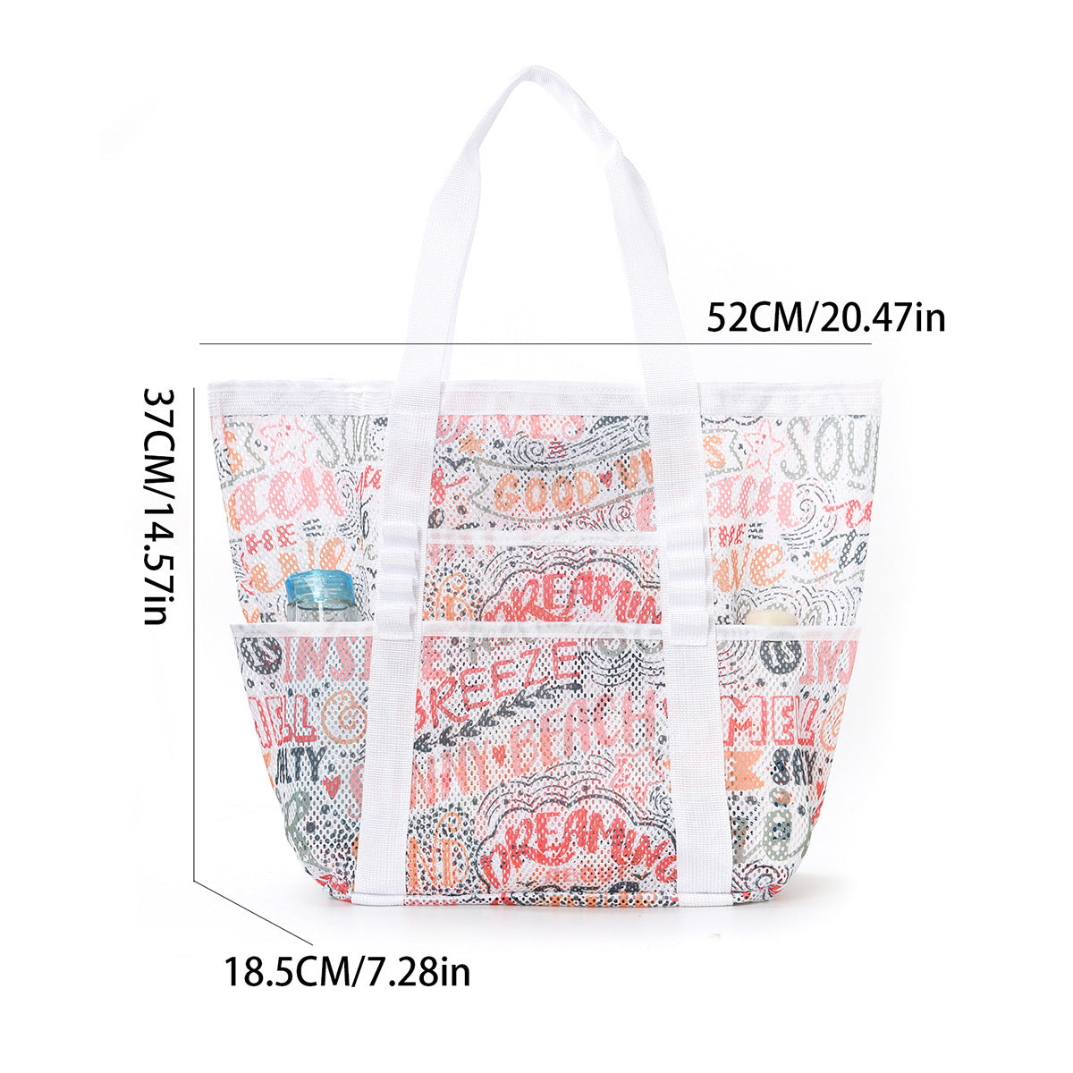Große Strandtasche Aus Atmungsaktivem Netzmaterial Brehn