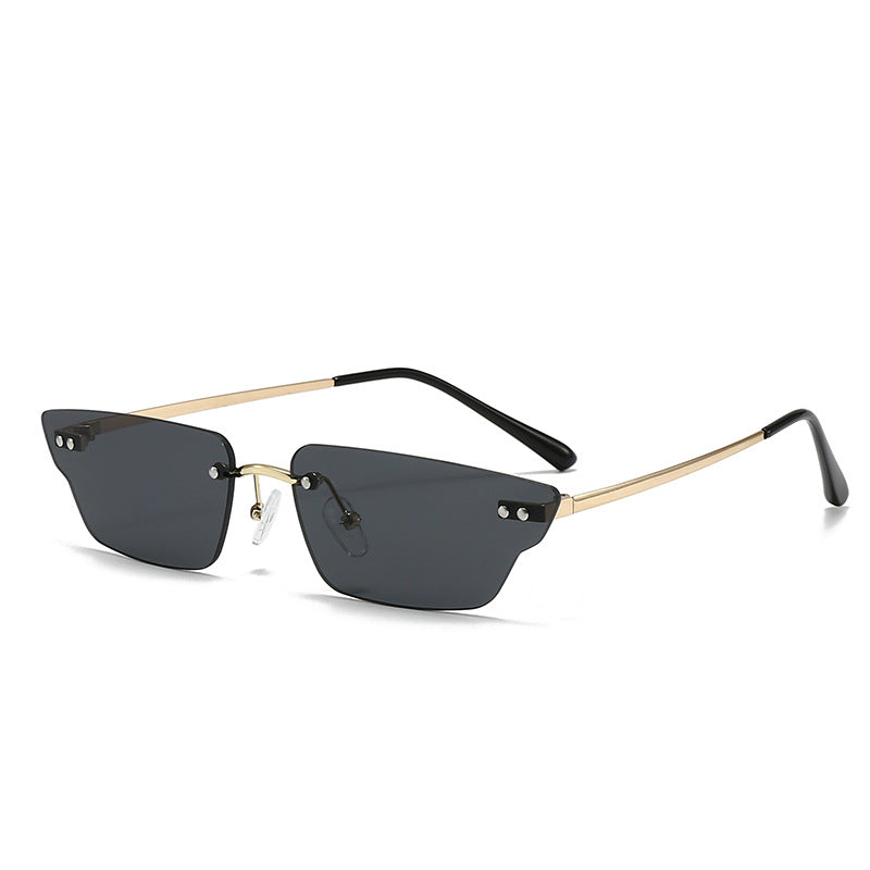 Damen futuristische geometrische Sonnenbrille Brehn