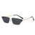 Damen futuristische geometrische Sonnenbrille Brehn