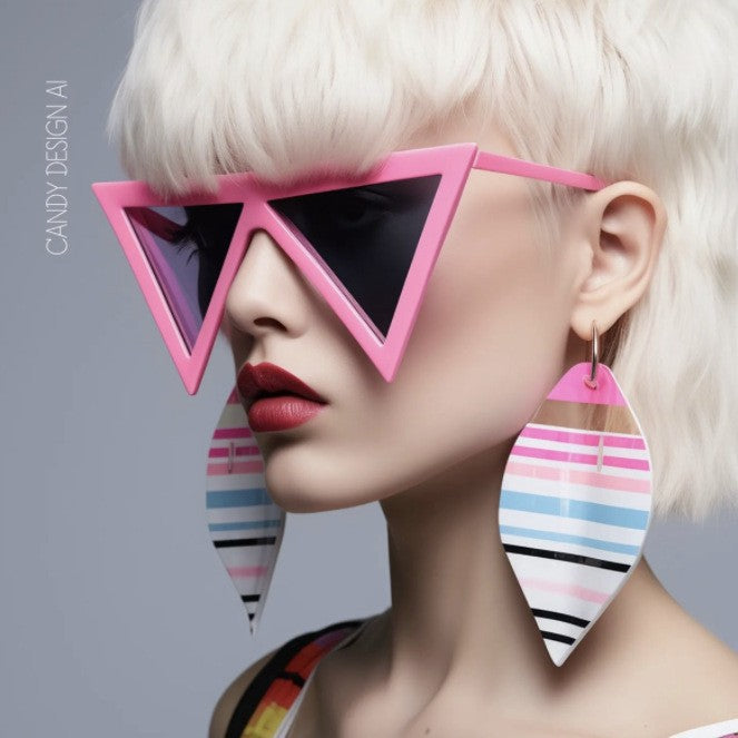 Futuristische, dreieckige Sonnenbrille Brehn