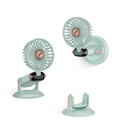 Tragbarer oszillierender Mini-Ventilator mit verstellbarem Halter Brehn
