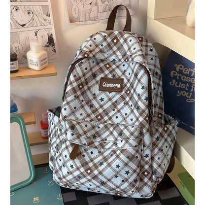 Stylische geometrisch gemusterte Rucksack Brehn