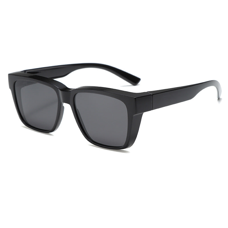 Damen moderne quadratische Sonnenbrille mit robustem Rahmen Brehn