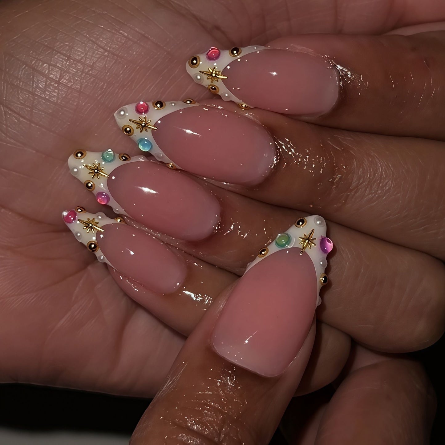 Dekoratives Press-On Nagelkunst Set Brehn