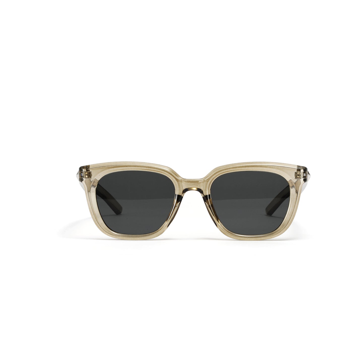 Damen modische transparente Sonnenbrille mit schmalem Rahmen und UV-Schutz Brehn