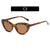 Retro Cat-Eye Sonnenbrille mit Verlaufslinsen