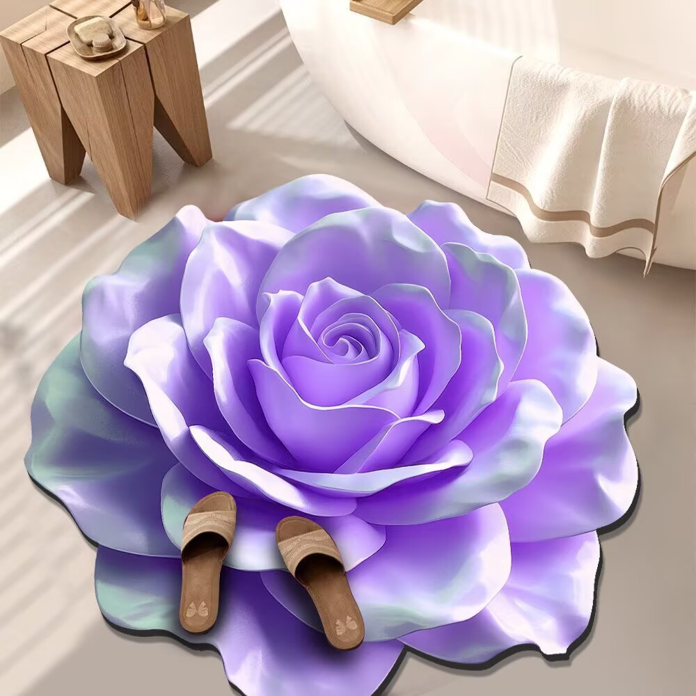 Fröhlicher floral dekorativer Teppich Brehn