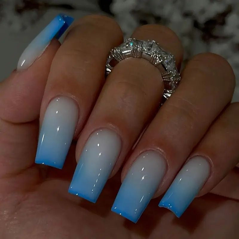 Glitter Ombre Nagelkunst Verbesserungen Brehn