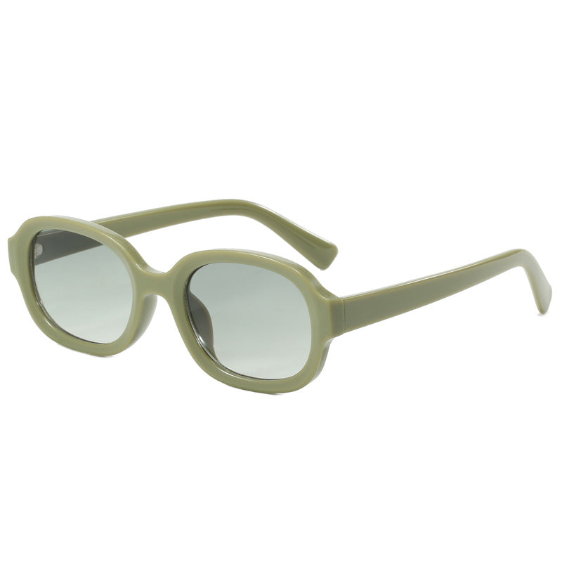 Damen modische Geometrische Sonnenbrille mit UV-Schutz Brehn