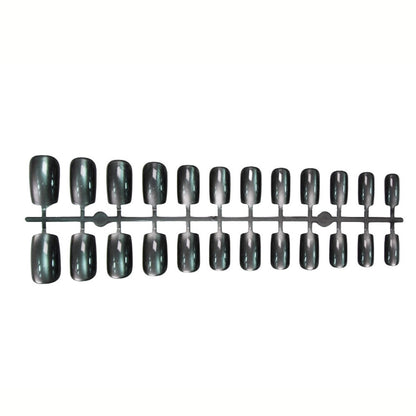 Cat Eye Press-On Nail Tips Set